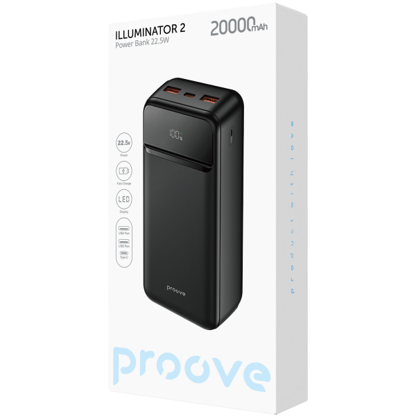 Power Bank Proove Illuminator 2 22.5W 20000mAh - Photo 1